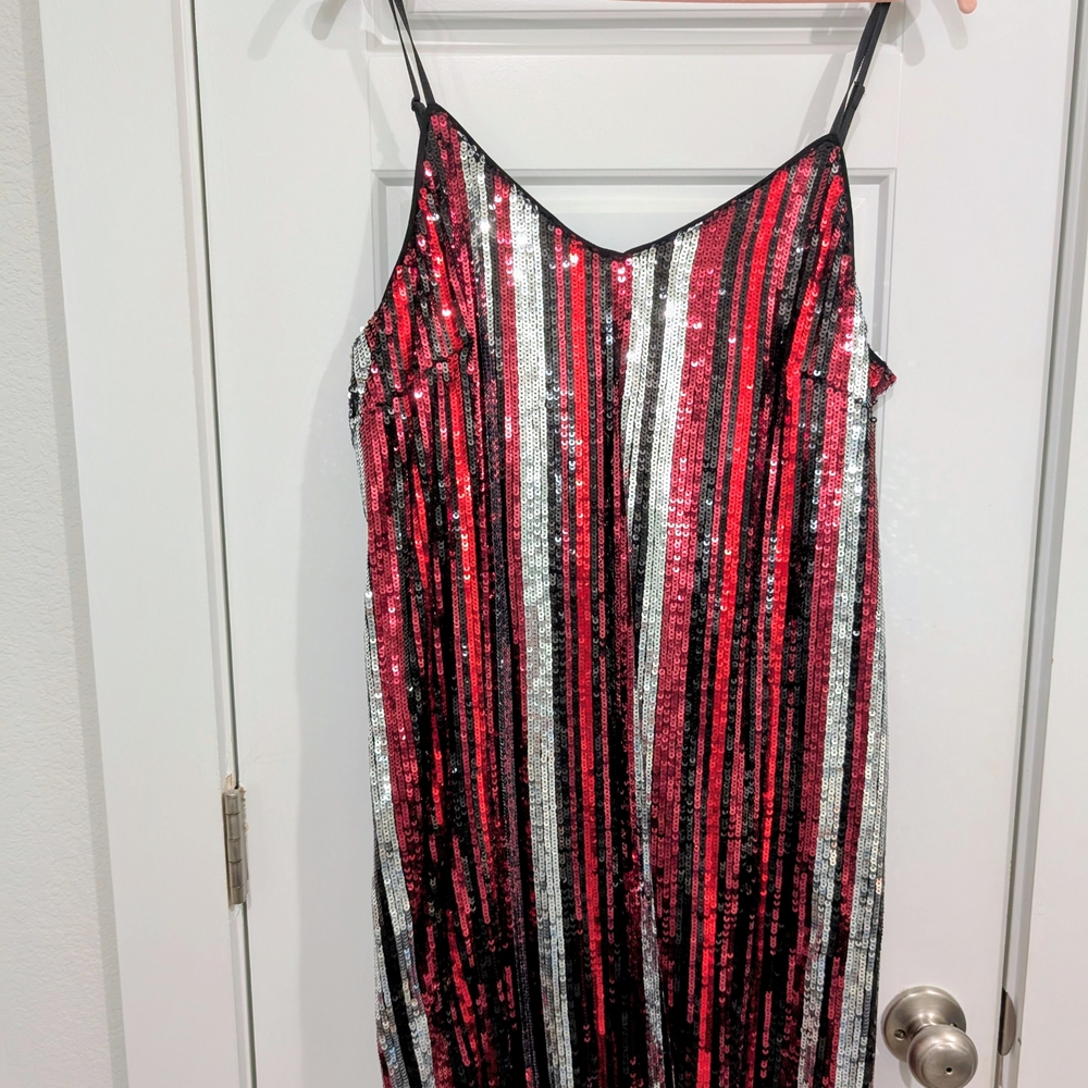 Bar III Multicolor Sequin Dress
